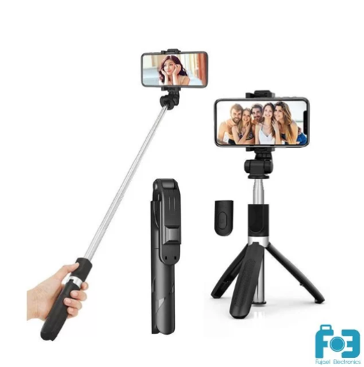 XT 02 Bluetooth Integrated Selfie Stick and Bluetooth Remote Control