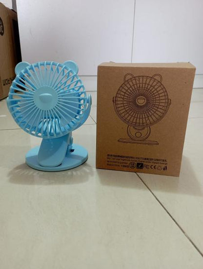 USB Table Fan Mini Wind Power Handheld Clip Fan Desktop Convenient Portable Student Cute Small Cooling Ventilador 360 Rotation
